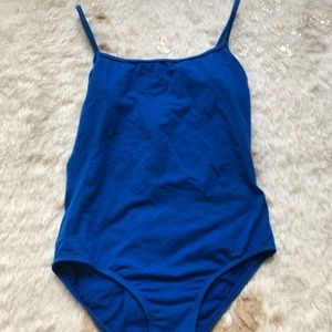 Mirella blue leotard